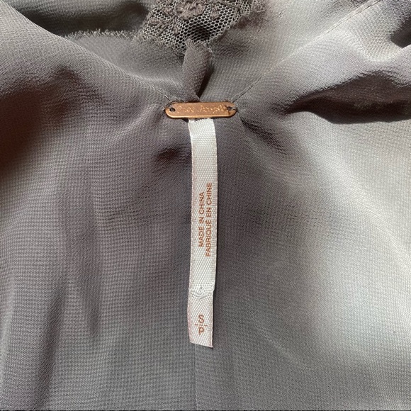 Free People Boho Cropped Lace Tie High - Picture 6 of 7